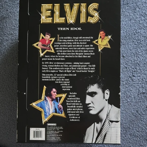 Elvis Presley Collectible Teen Idol Figure with Guitar 1993 - Picture 3 of 5